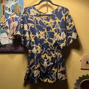 Star Vixen 3x Elegance Print Top